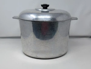 Vintage Magnalite GHC 12 Quart Round Dutch Oven Stock Pot + Lid Made in USA RARE - Picture 1 of 15
