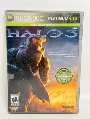 2009 Xbox 360 HALO 3 Platinum Hits with Manual -Tested Authentic - Image 1 of 4