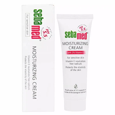 Crema Hidratante Sebamed (50 ml / 1,69 oz) Para Piel Sensible con Vitamina E Foto 1 de 4