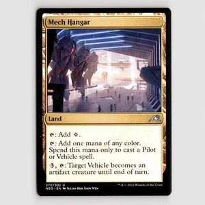 Mech Hangar - NEO #270 Uncommon - NM / Mint Kamigawa: Neon Dynasty Single - Picture 1 of 2