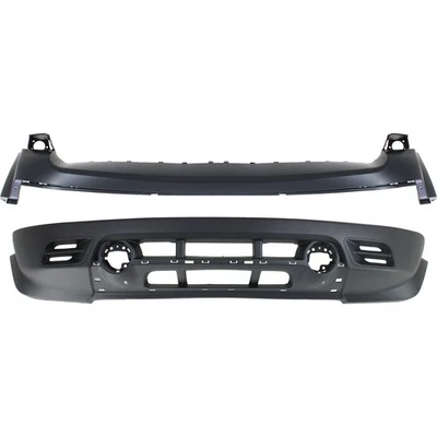 Bumper Cover For 2011-2017 Jeep Patriot Front with Molding Hole CAPA Foto 1 de 4