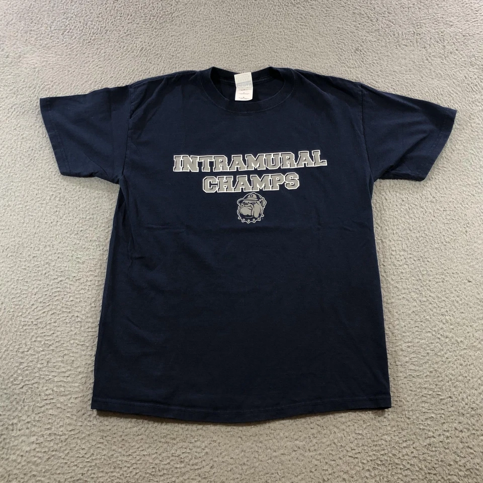 Georgetown Hoyas Shirt Mens Medium NCAA Basketball Intramural Champs Gildan Tee - Image 1 of 4