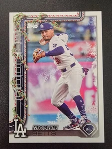 2025 Topps Holiday - Mookie Betts #H52 Christmas Lights LA Dodgers - Picture 1 of 2