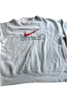 Sudadera vintage años 80 Nike cuello redondo - Imagen 1 de 9