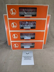 Lionel 6-39141 Rock Island Aluminum Passenger Car 4 Pack w/ Interiors O Gauge - Picture 1 of 23