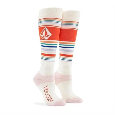VOLCOM TUNDRA TECH Women's Snow Socks - WHT - M/L - NWT - Image 1 of 3