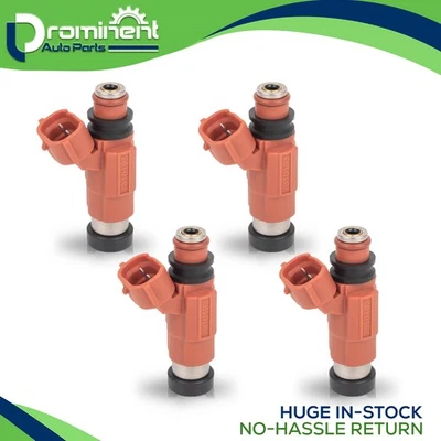 4PCS Fuel Injectors for 2000 Chevrolet Tracker 2.0L l4 Replace FJ344 1571065D00 - Image 1 of 4