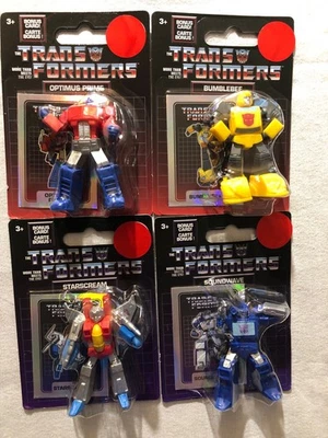 Transformers Just Play Mini Figures w/Card Set of 4 NO Megatron - Image 1 of 4