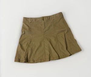 Athleta 8P Damen hellbraun kurz Stretch Cord Schlagrock  - Bild 1 von 10