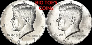2017 P&D NIFC KENNEDY HALF DOLLARS, VERY BEAUTIFUL COINS, FAST SHIPPING - Picture 1 of 6