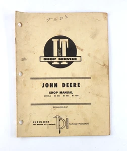 I&T John Deere 850 950 1050 Tractor Shop Service Repair Manual JD-47 - Picture 1 of 3