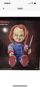 Spirit Halloween Chucky Talking Doll 2ft tall Speaks, Head Turns & More 2021 NIB - Picture 1 of 6