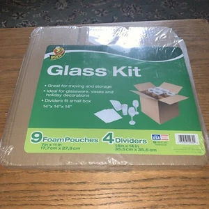 Duck. Glass Moving/Storage Kit. 9 Foam Pouches 4 Dividers. Box Not Included. - Picture 1 of 3