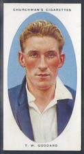 CHURCHMAN-CRICKETERS CRICKET-#15- GLOUCESTERSHIRE - GODDARD