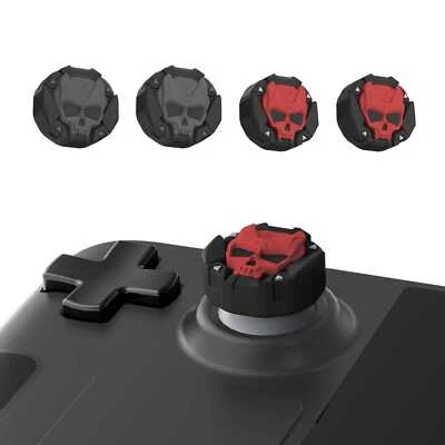 Tapa de agarre para pulgar con calavera GeekShare compatible con cubierta JoyCon suave cubierta de vapor 4 piezas Foto 1 de 4