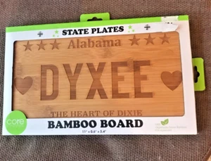Bamboo Board State Plates “Alabama” NIP 11 x 0.6 x 5.4 - Picture 1 of 2