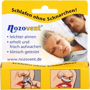 Nozovent Nasenklammer schlafen ohne Schnarchen Größe , 2 St. Klammer 9233326 - Bild 1 von 3