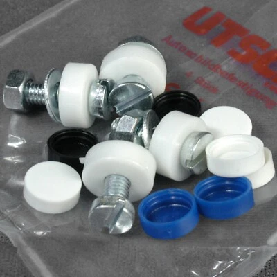 Motorrad Schrauben M 6 x 20 Special Set EU Kennzeichen Nummernschild Befestigung - Bild 1 von 3