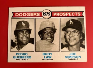 1979 Topps #719 Dodgers Prospects Pedro Guerrero RC EX (J25) - Bild 1 von 2