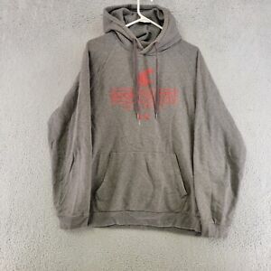 Washington State Cougars Hoodie Mens L Large Gray Under Armour Pullover Sweater