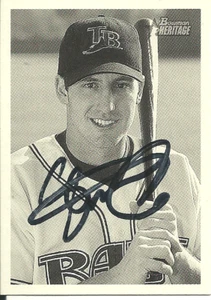 Steve Cox Tampa Bay Devil Rays Personally Autographed Card - Picture 1 of 1