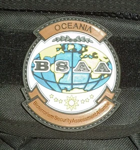 RESIDENT EVIL BSAA OCEANIA (Australasia) PVC PATCH - CUT & LOOP BACKING NEW MADE - Picture 1 of 1