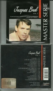 Jacques Brel - Master Serie Vol.1 CD (1987) Audio Quality Guaranteed - Picture 1 of 7