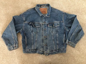 Levi Strauss Trucker Denim Jacket #70598-4891 USA SZ Large - Picture 1 of 12