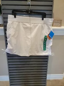 Columbia Women's Omni-Shade Active Fit Jupe-Short Skort, White, Size XL - Picture 1 of 20