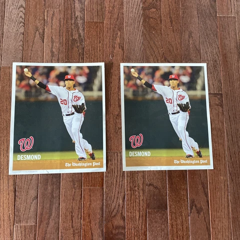 The Washington Post Washington Nationals Posters Set Of 2 (Ian Desmond) Cover