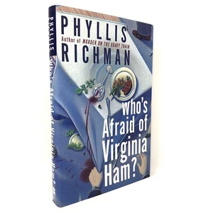 (Signed) Who's Afraid of Virginia Ham? by Phyllis Richman ~ First Edition - Picture 1 of 7