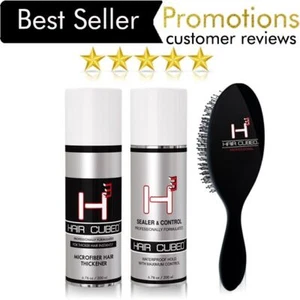 (HairCubed Starter Set) Fiber+Sealer+Brush