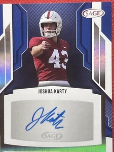 Joshua Karty 2024 Sage High Series silver RC Rookie Auto Rams - Picture 1 of 2
