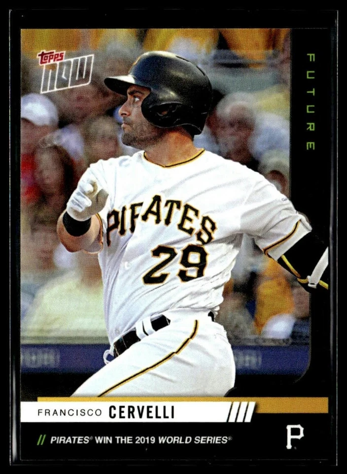 2019 Topps Now Future Award Winners 65 Francisco Cervelli Pittsburgh Pirates - Image 1 of 2