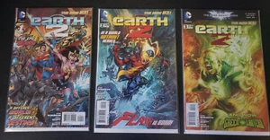 Earth 2 DC Comics #1,2,3 Trade Paperback 2012 fast neuwertig - Bild 1 von 1