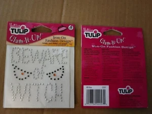 Tulip Glam-It-Up Iron-on Fashion Design, Set of 3. Halloween. - Picture 1 of 3