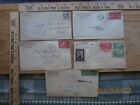 Lot of 5 cover Envelopes stamps