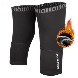 Cycling Leg Warmer Thermal Fleece Winter Cycling Knee Warmer Compression Warm - Picture 1 of 13