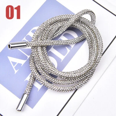 Cuerda brillante de diamantes de imitación de cristal 6 mm cordón de imitación repuesto NUEVO Foto 1 de 4