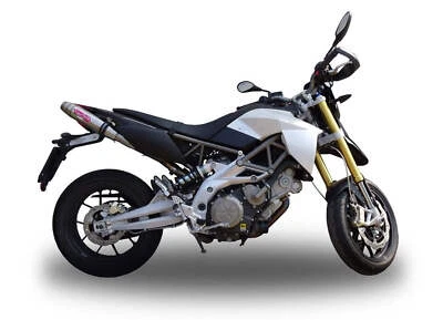 Escape Aprilia Shiver 750 - GT 2007-2016 GPR doble deslizamiento Deeptone Inox Foto 1 de 3
