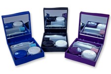 Contact Lens Travel Kit Case ~ Mirror Tweezers & Solution Storage Set for Lenses