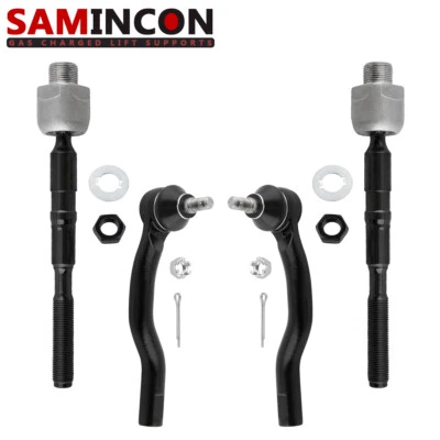 For 2007 2008 2009 2010-2014 Front Inner Outer Tie Rod Ford Edge Lincoln MKX - Image 1 of 4