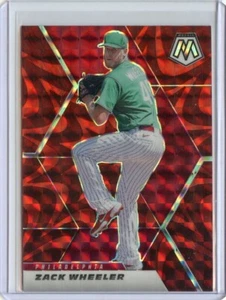 2021 Panini Mosaic Mosaic Reactive Red #50 Zack Wheeler - Picture 1 of 1