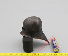 POPTOYS ALS017 1/6 The Era of Europa War Black Gothic Knight Helmet Model