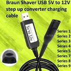 12V USB Charging Cable Charger Cord DN for Braun Shaver Series 1 2 3 4 5 7 8 9