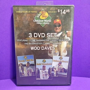 NEW SEALED DVD Woo Dave's Bass Pro Shops 3-DVD Set Outdoor World Video Library  - Picture 1 of 4
