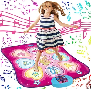 Tanzmatte - Tanzspielzeug Geschenk Für Kinder Mädchen - Tanzmatte Mit Led-Leucht - Bild 1 von 6