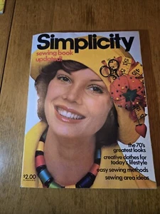 Sewing Patterns Book Simplicity 1970's Vintage 1975 Clothing Funky Cool - Picture 1 of 5