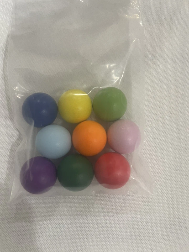 ColorKu Wooden Marbles Set of 9 - Color Sudoku Puzzle Game Replacement Pieces - Image 1 of 1