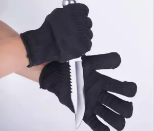Guanti da macellaio resistenti al taglio di sicurezza antitaglio cucina livello 5 protezione nuovi - Foto 1 di 9
